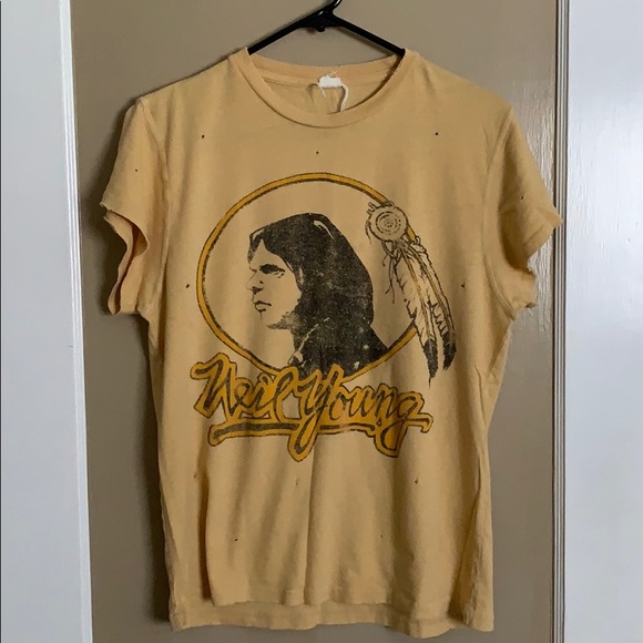 Madeworn Tops - Madeworn RaRE Neil Young Tee!!!